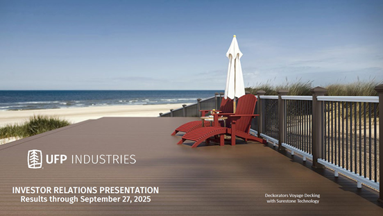 Q3 Investor Presentation 2025 cover